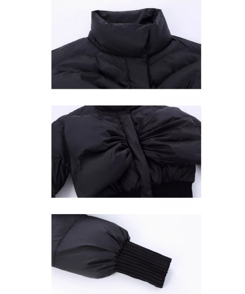 Bow Puff Down Jacket
