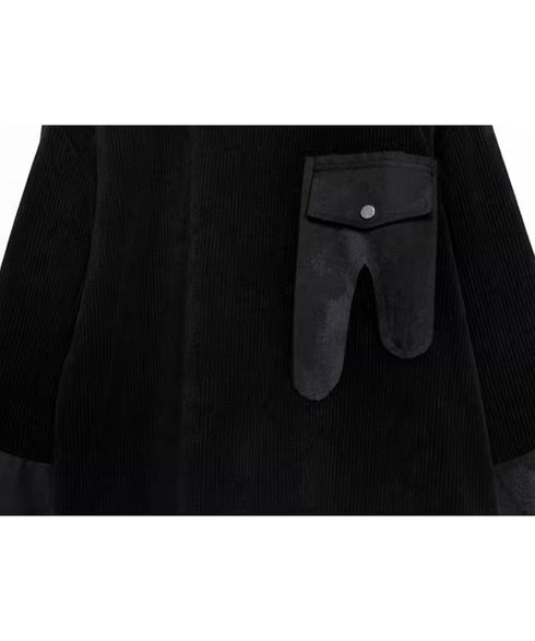 Patchwork Pocket Sweater