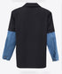 Patch Denim Contrast Jacket