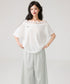 Lace Blossom Shoulder Tee