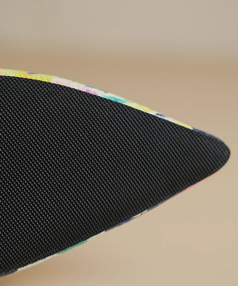 Floral Pointed Buckle Flat