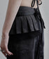 Pleated Belted Waist Piece