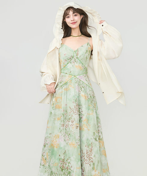 Frill Hood Blouse