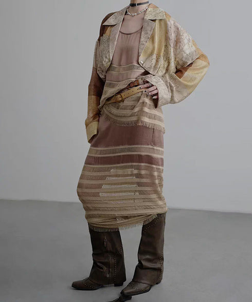 Baroque Patch Cropped Blouse