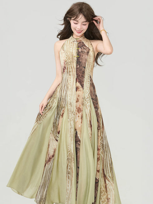 Botanical Veil Dress