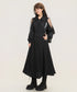 Sheer Sleeve Lace-Up Dress Series