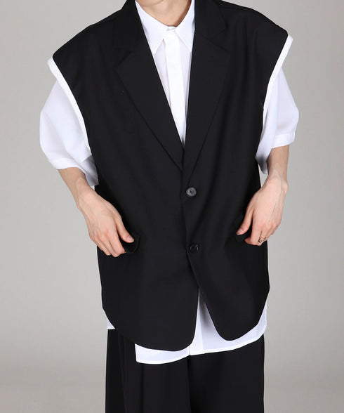 Vest & Wide Pants Co-ord