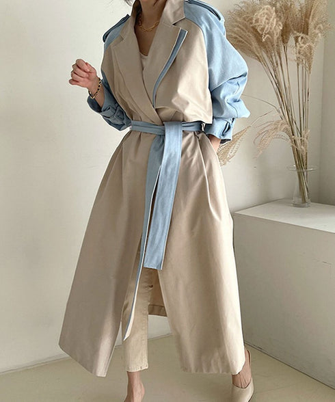 Raglan Sleeve Trench Coat