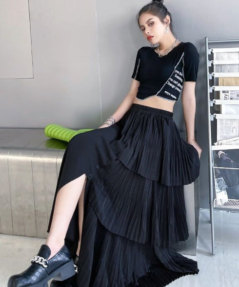 Half Tiered Skirt