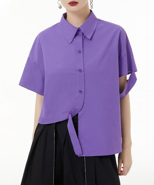 One Side Short Blouse