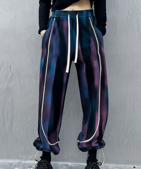 Tie-dye Drawstring Pants