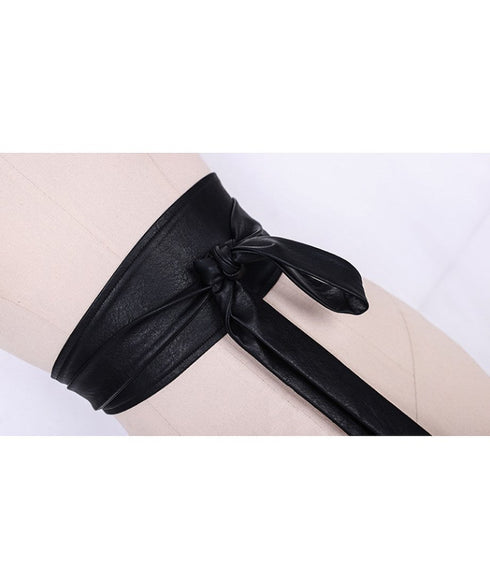 Asymmetrical Wrap Belt