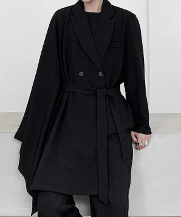 Asymmetry Belt Jacket