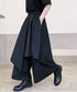 Layered Pleated Wide Pants
