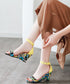 Tribal Pattern Wedge Sandals