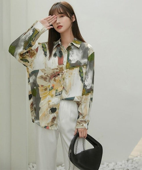 Artistic Painting Pattern Shirt