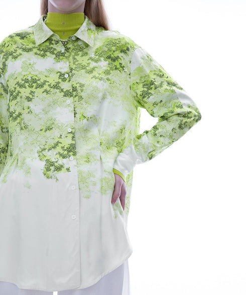Forest Light Satin Shirt