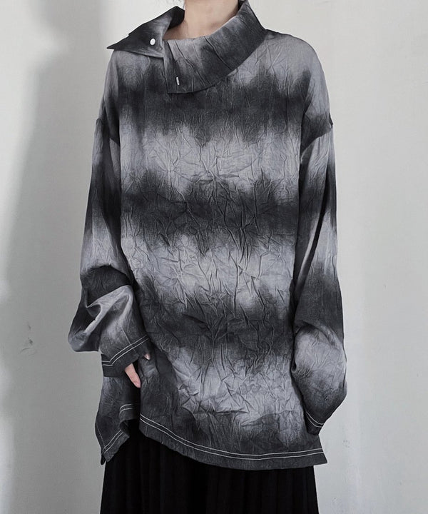 Sideway Collar Blouse