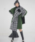 Waist Drawstring Cape Coat