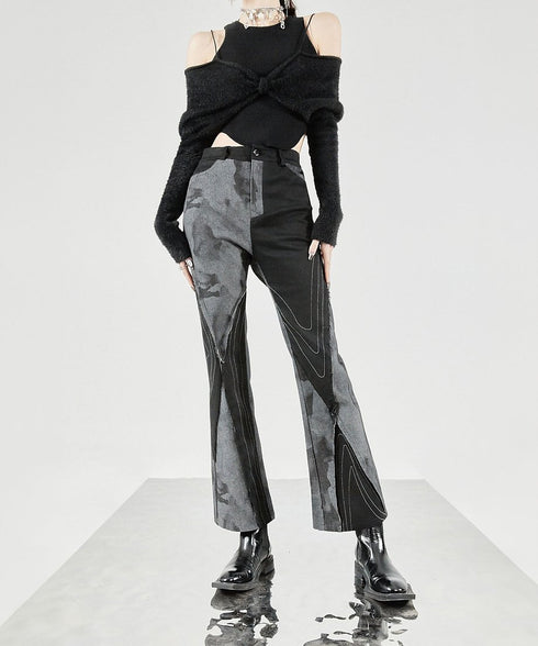 Cropped Flare Pants