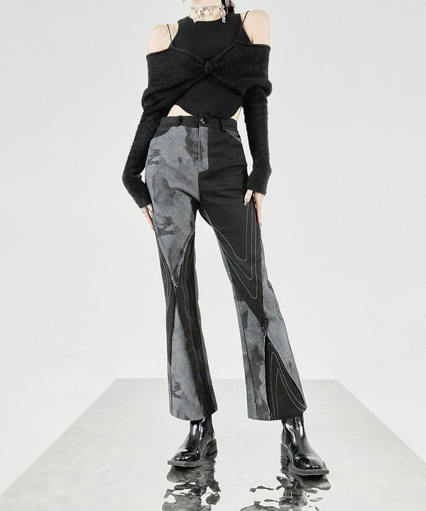 Cropped Flare Pants