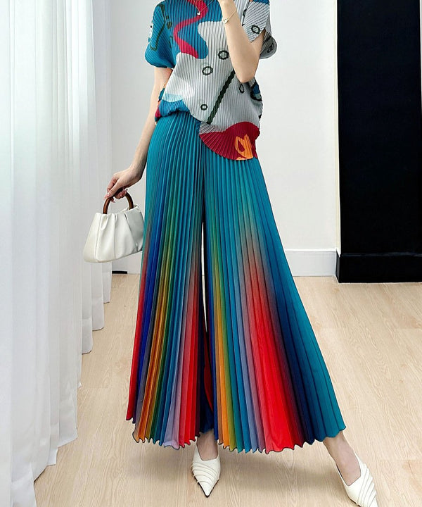 Gradation Pleat Pants