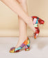 Ripple Open Toe Pumps