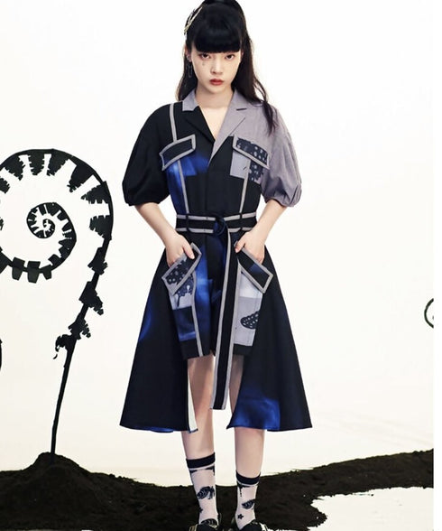 Puff Sleeve Short Overalls