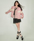 Color Block Faux Leather Jacket