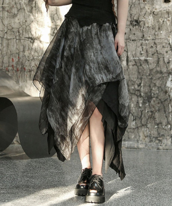 Shadow Veil Layered Skirt