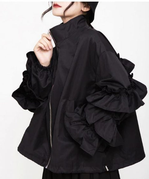 Tiered Frill Sleeve Jacket