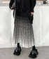 Gradation Pleat Skirt