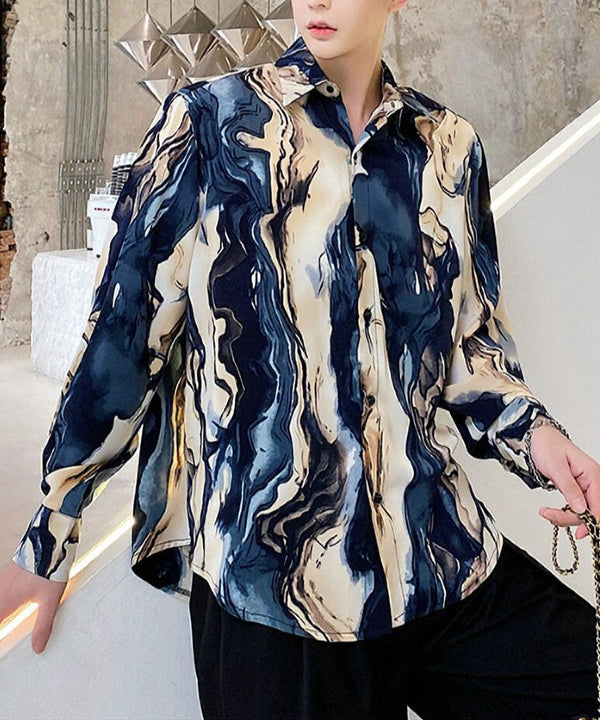 Geological Print Shirt