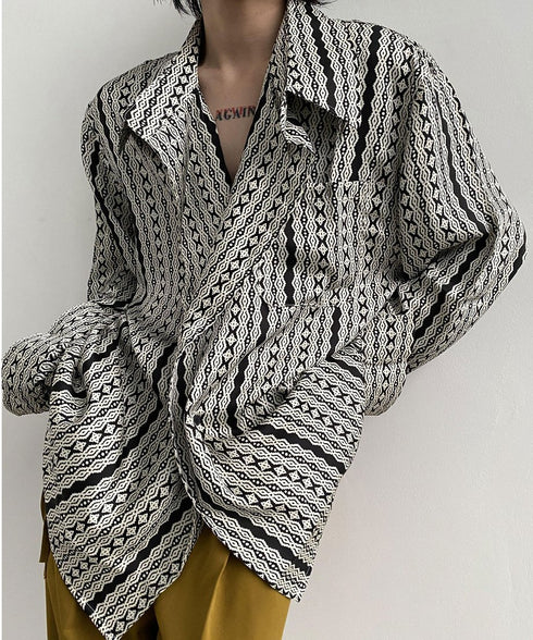 Stand Out Collar Shirt