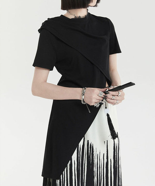 Asymmetric Draped Top