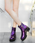Shiny Platform Boots