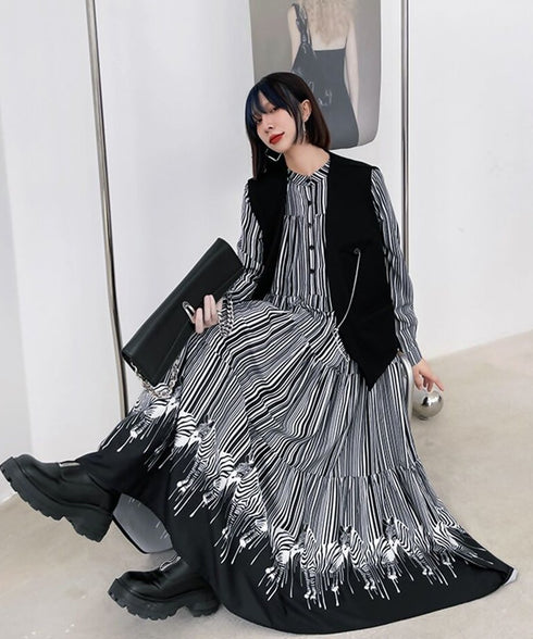 Zebra Print Dress