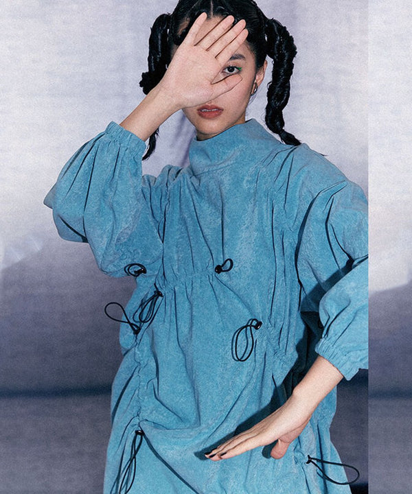 drawcord haze dress