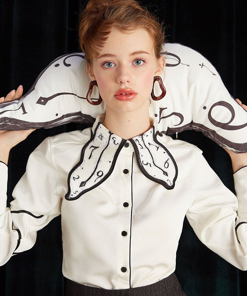 Watch Collar Blouse