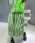Striped Cocoon Skirt