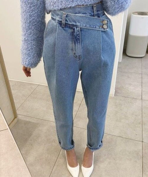 Tapered Denim Pants