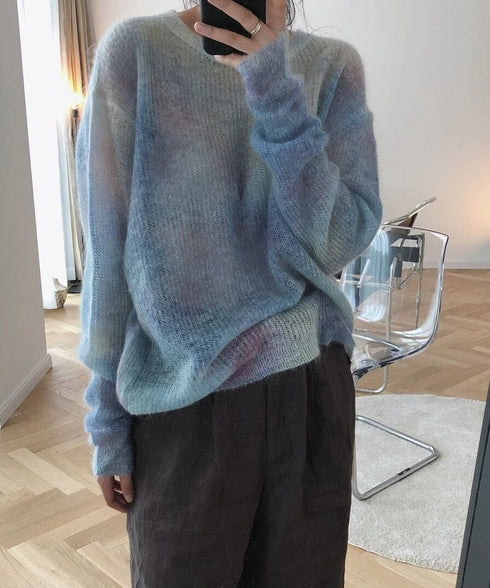 Pastel Gradation Knit