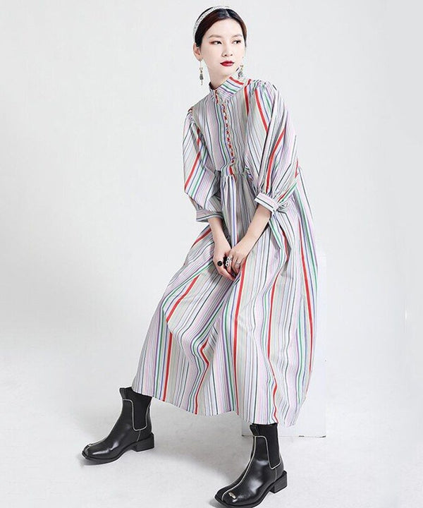 Colorful Line Dress