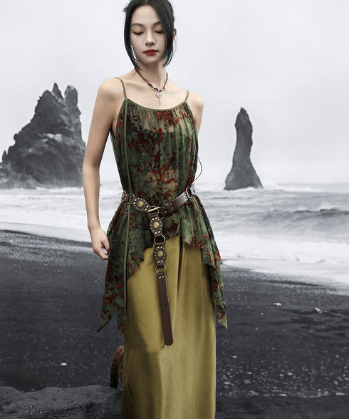 High Waist Straight Skirt