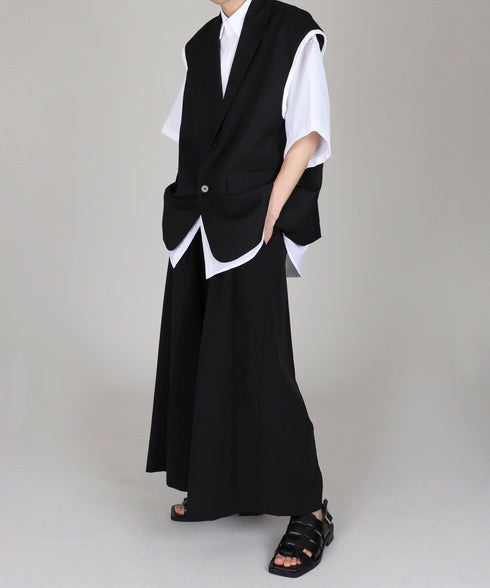 Vest & Wide Pants Co-ord