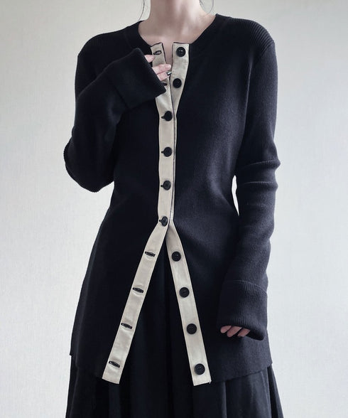 Front Fly Splice Cardigan