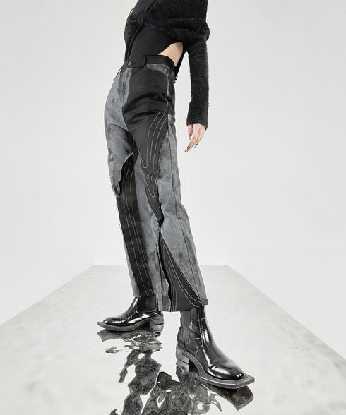 Cropped Flare Pants