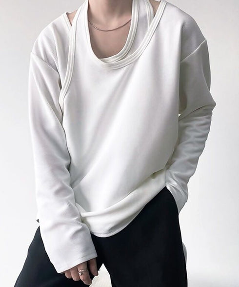 Overlapping Long Sleeve T-shirts