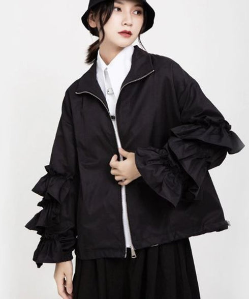 Tiered Frill Sleeve Jacket