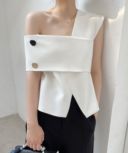 One shoulder top